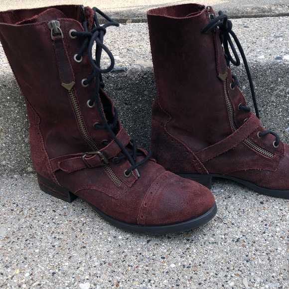 Aldo Short Suede Boots Size 7 - Picture 1 of 8